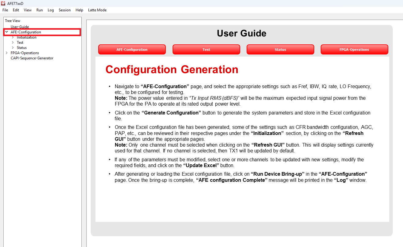  用戶指南，AFE77xxD Latte 軟件