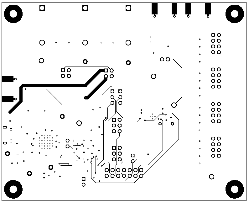 DAC80516EVM DAC80516EVM PCB 底層布局