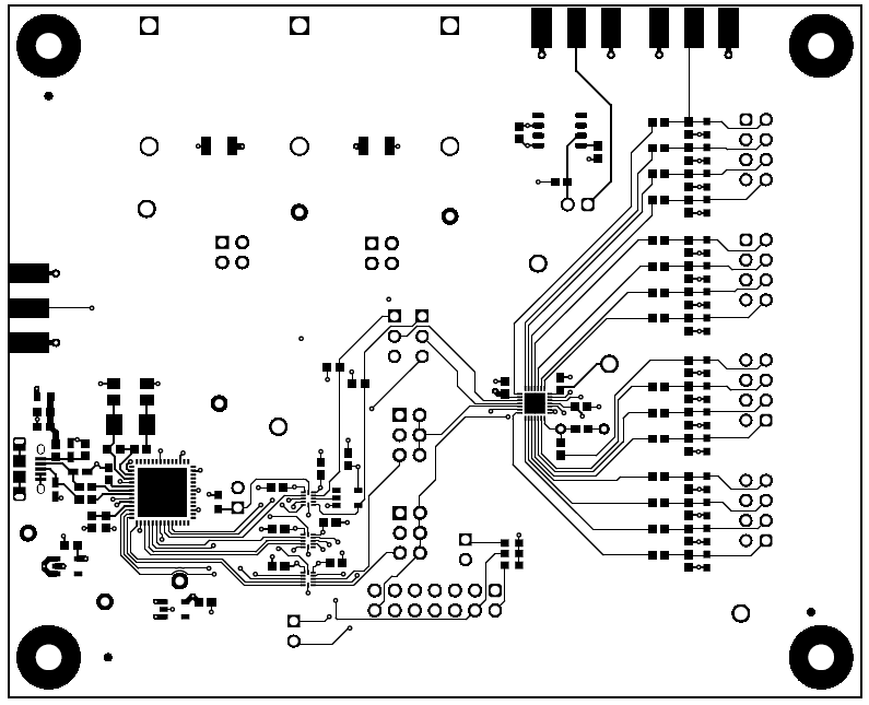 DAC80516EVM DAC80516EVM PCB 頂層布局