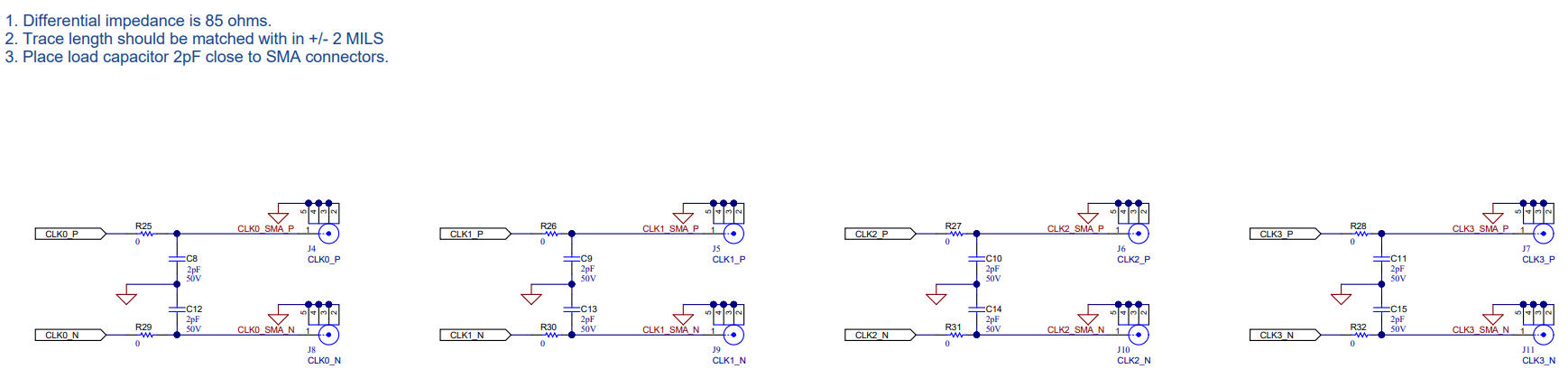 LMKDB1104EVM 時(shí)鐘輸出 CLK0 至 CLK7