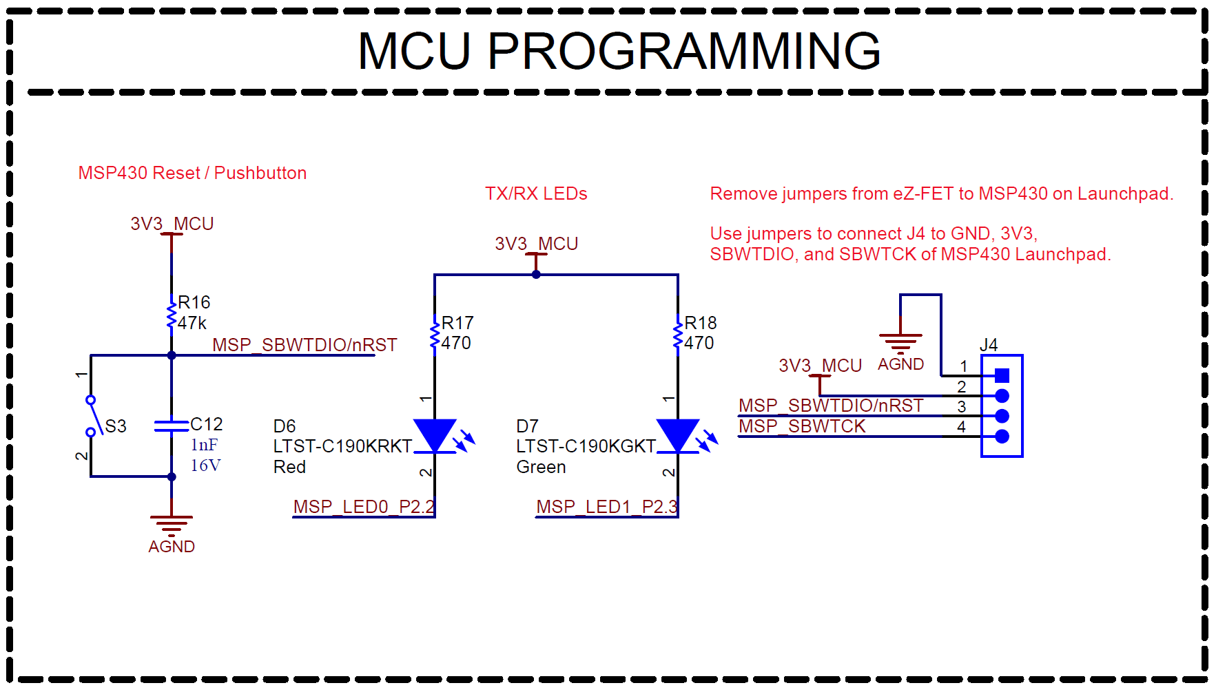 MCF8315PWPEVM MCU 編程和調(diào)試原理圖