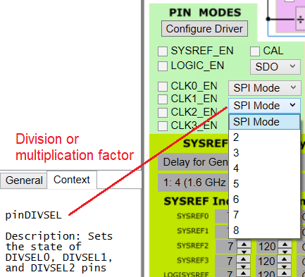 LMX1404EPEVM  pinDIVSEL