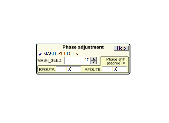 LMX2624SPEVM LMX2695SEPEVM LMX2824EPEVM 相位調(diào)整配置
