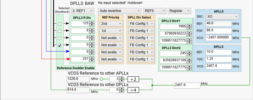 LMK5C33414AEVM PLL3 輸入