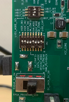 AWR2E44PEVM DCA1000 開關(guān)設(shè)置