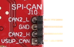 xWRL1432BOOST-BSD SPI-CAN 連接器