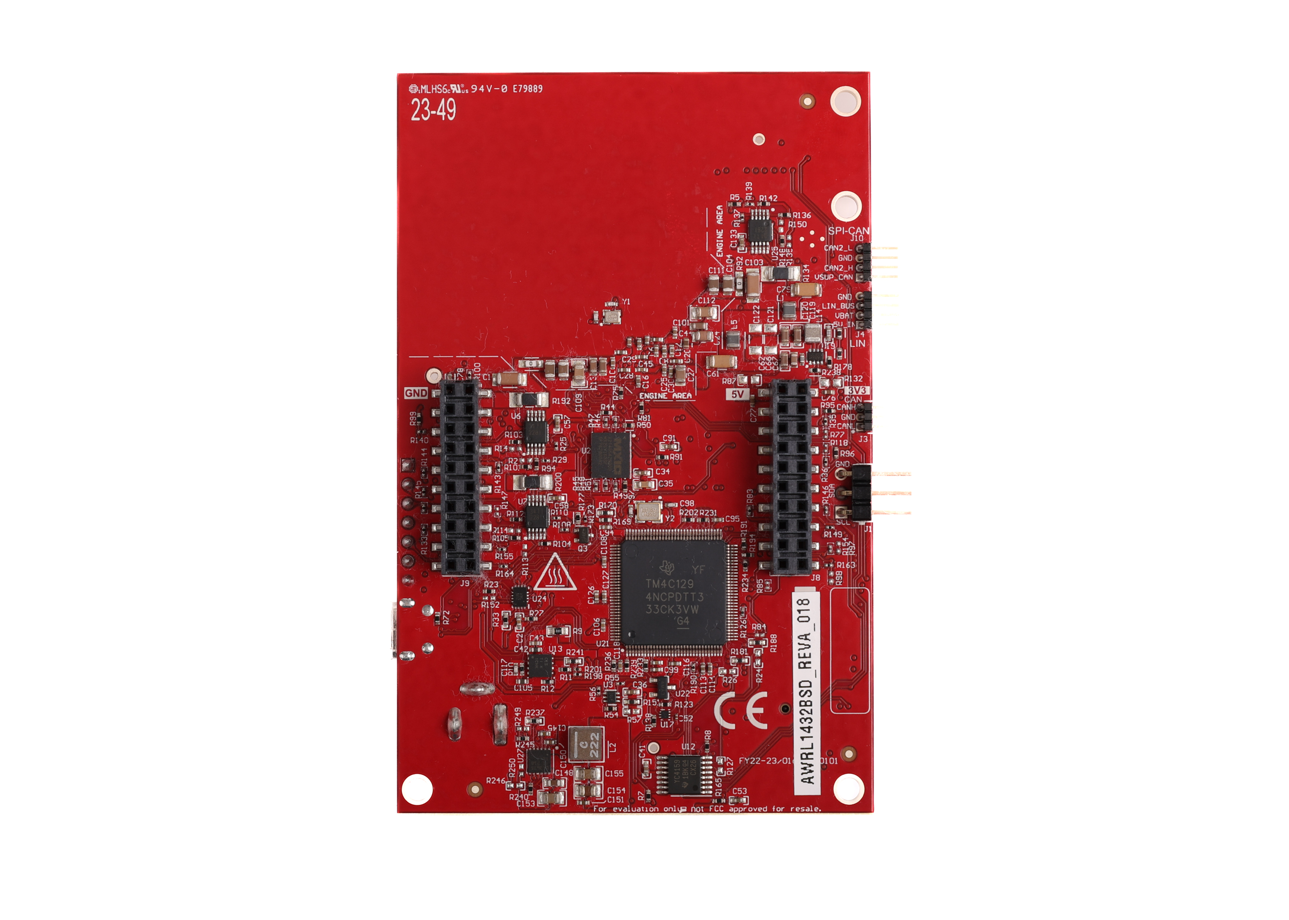 xWRL1432BOOST-BSD xWRL1432BOOST-BSD（底視圖）