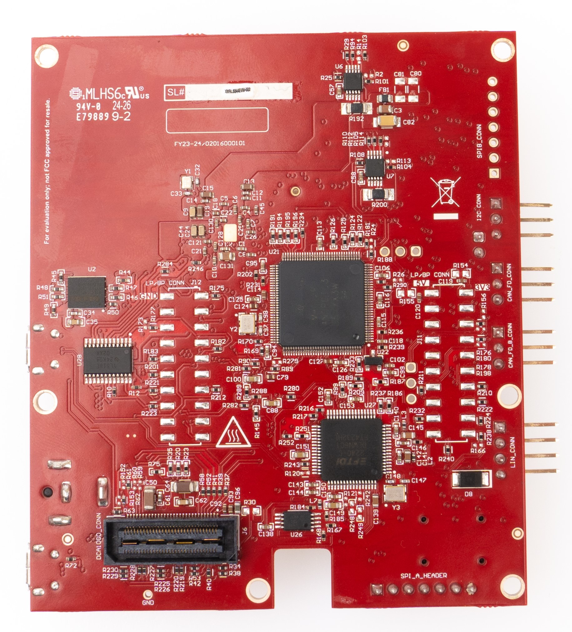 AWRL6844EVM IWRL6844EVM xWRL6844EVM（底視圖）