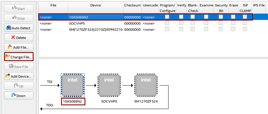  更改“10AS066N2”