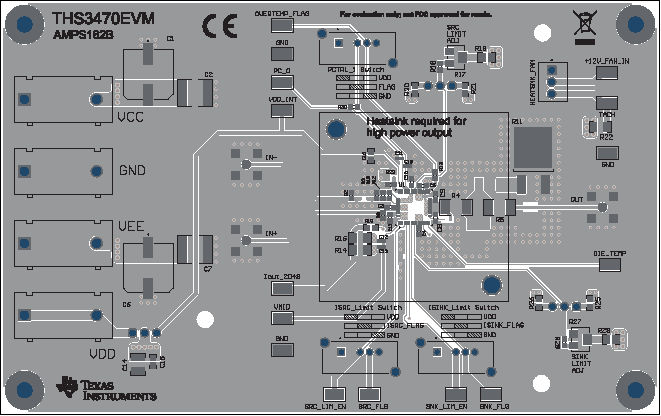 THS3470EVM THS3470EVM 頂層