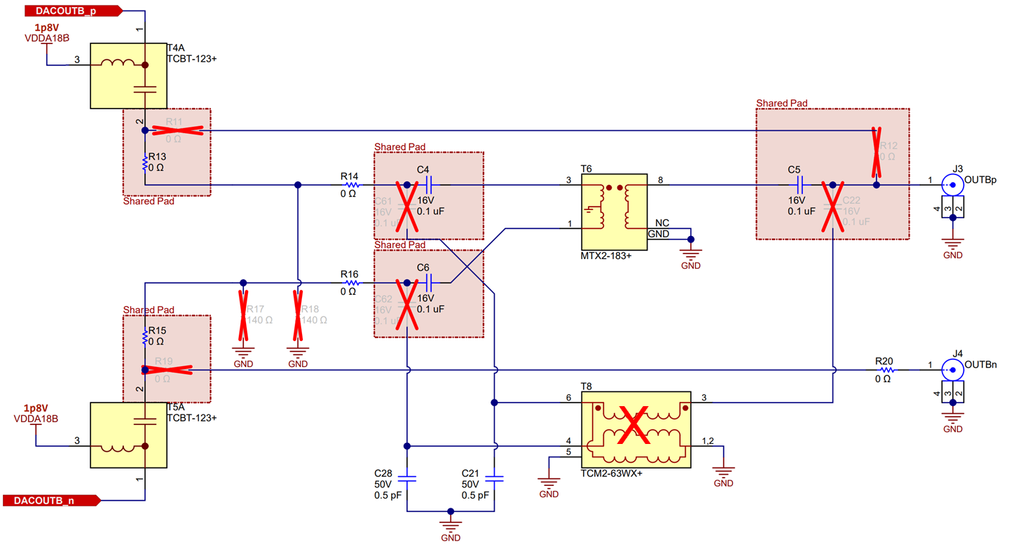 DAC39RF12EVM 模擬輸出路徑 - CHB DAC39RF12EVM 模擬輸出路徑 - CHB