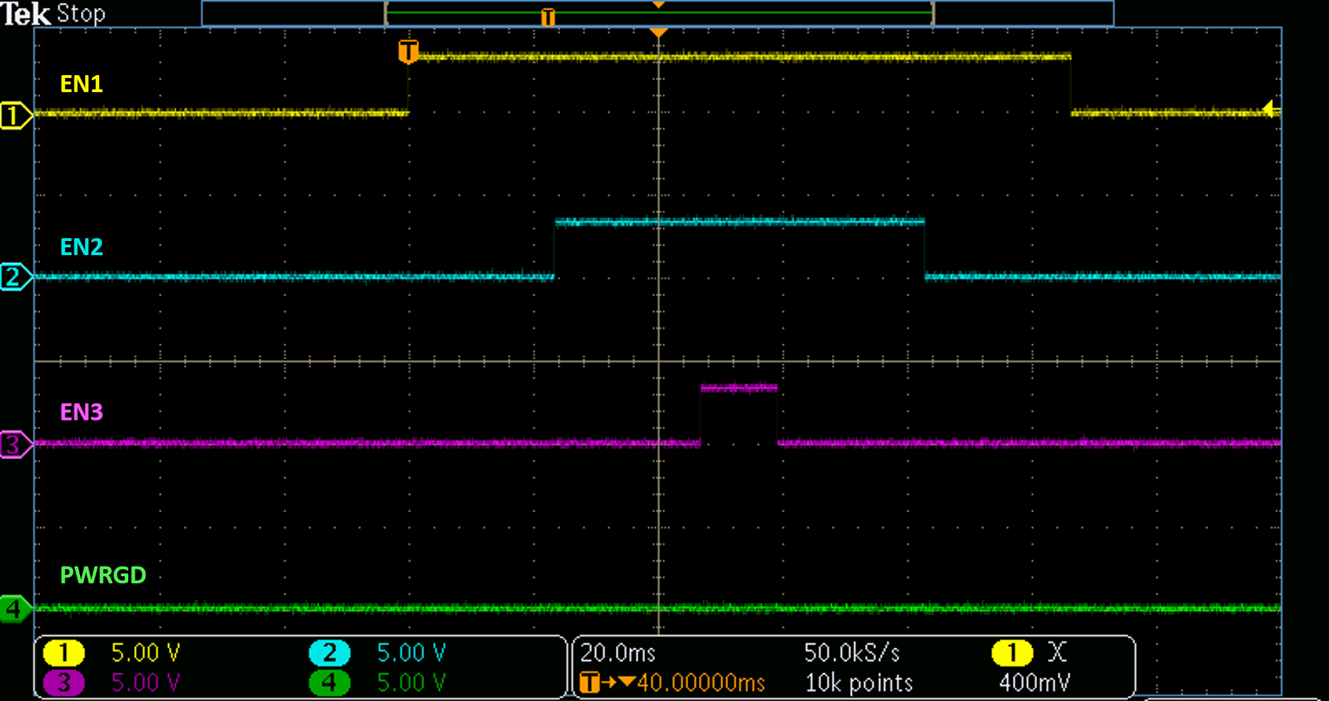 TPS7H3014EVM 調(diào)節(jié)計(jì)時器結(jié)束時間，12ms