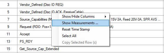 TI-PD-ANALYZER 打開 Voltage/Current Monitor 窗口