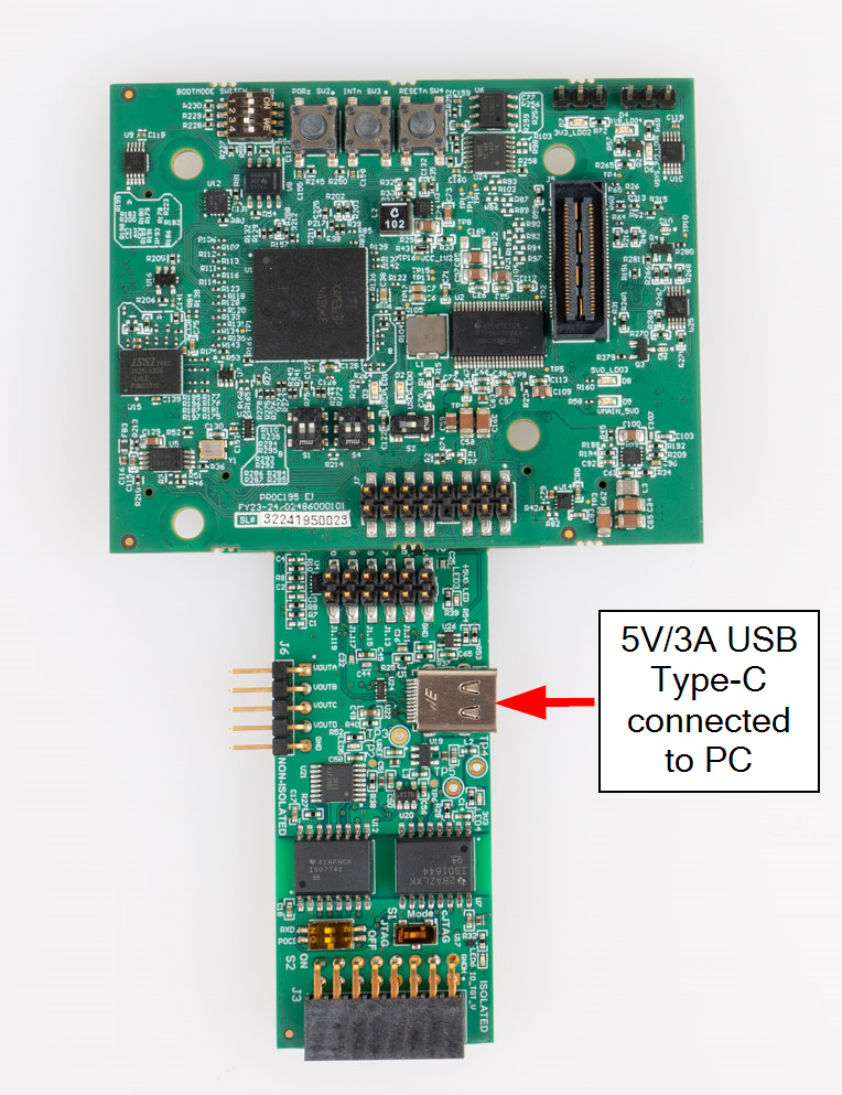 AM261-SOM-EVM 采用 XDS110ISO-EVM 的 AM261-SOM-EVM 獨(dú)立配置