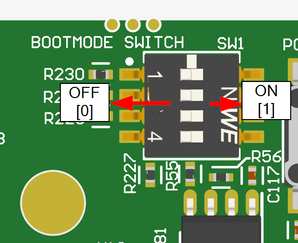 AM261-SOM-EVM AM261-SOM-EVM 引導(dǎo)模式開(kāi)關(guān)