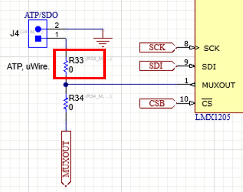 LMX1205MSEVM 跳線電阻網(wǎng)絡(luò)配置