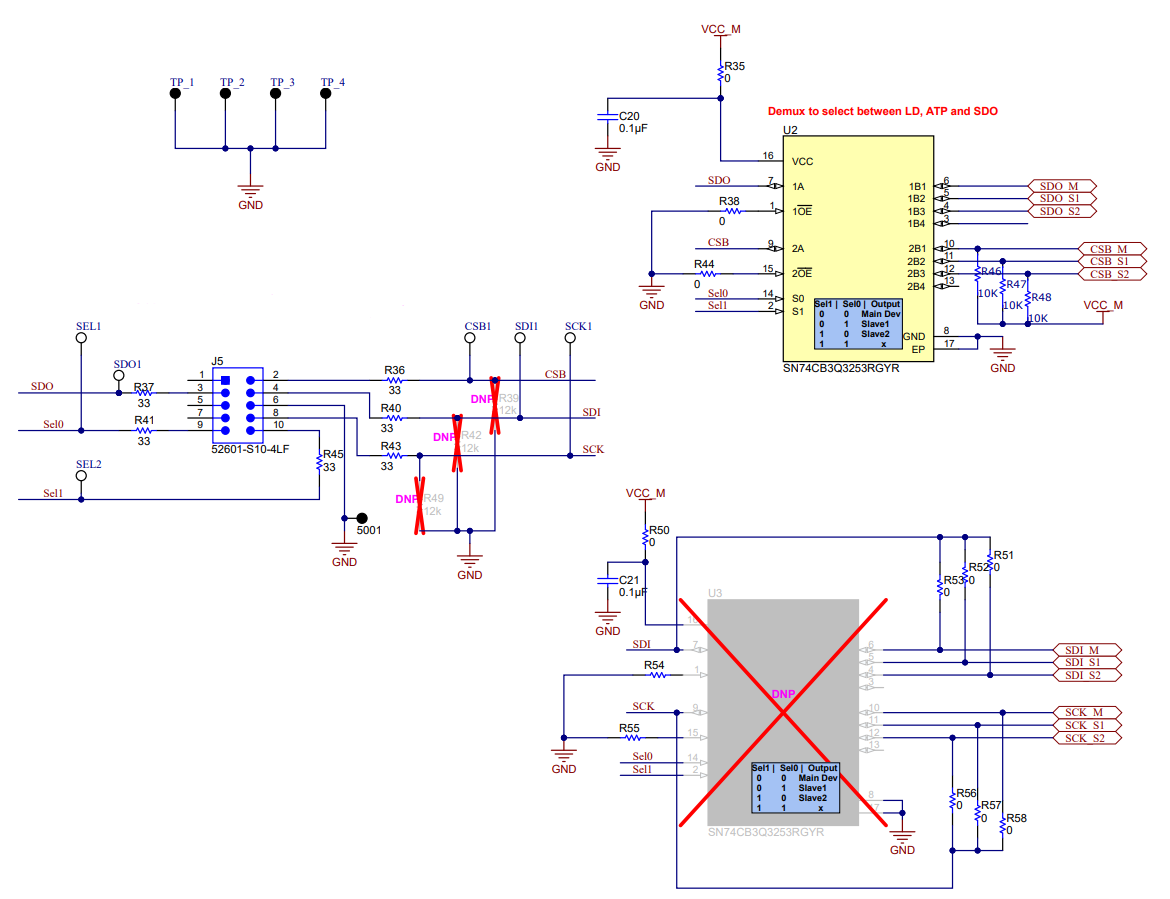 LMX1205MSEVM SPI 線路