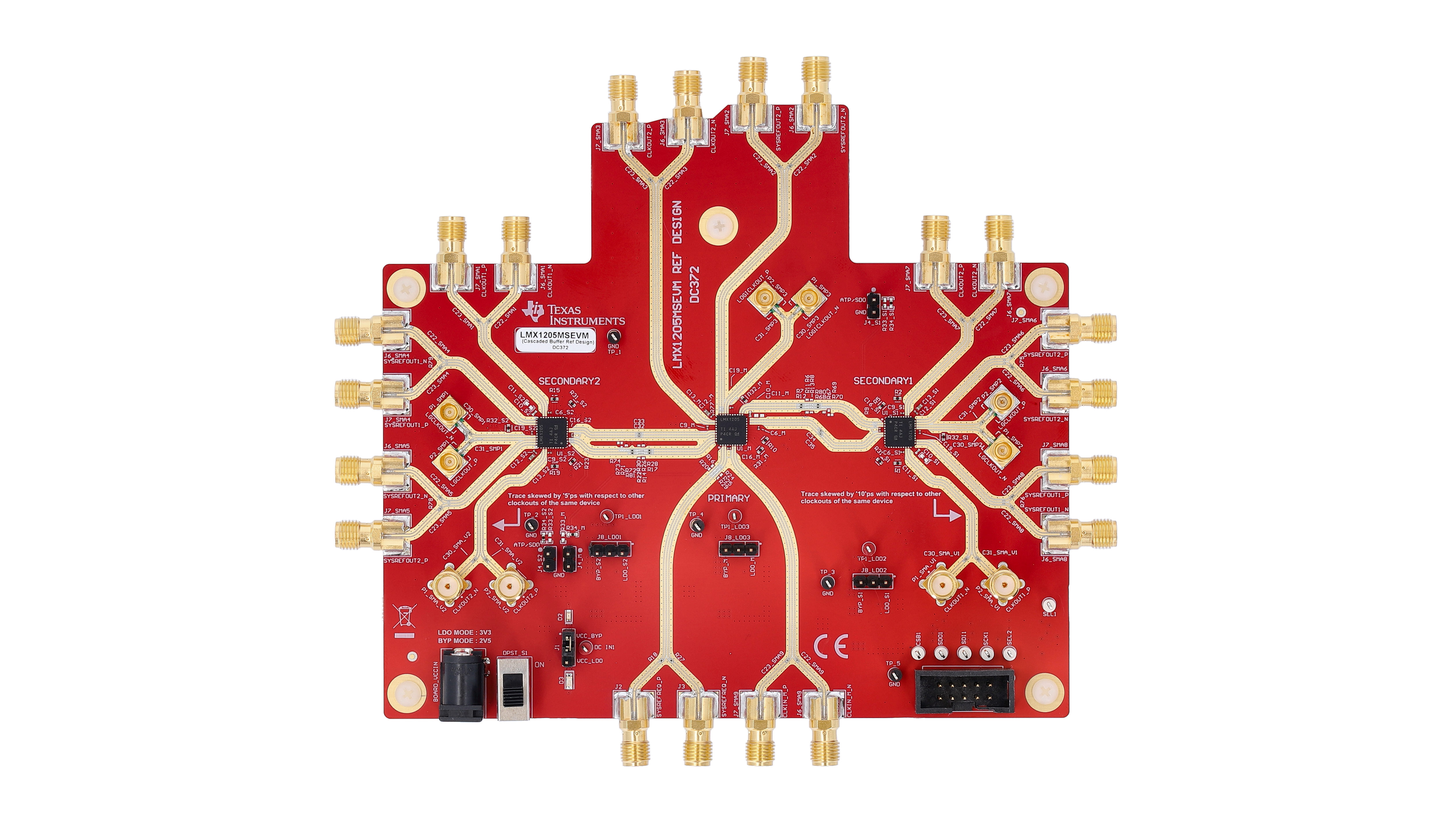LMX1205MSEVM LMX1205MSEVM PCB