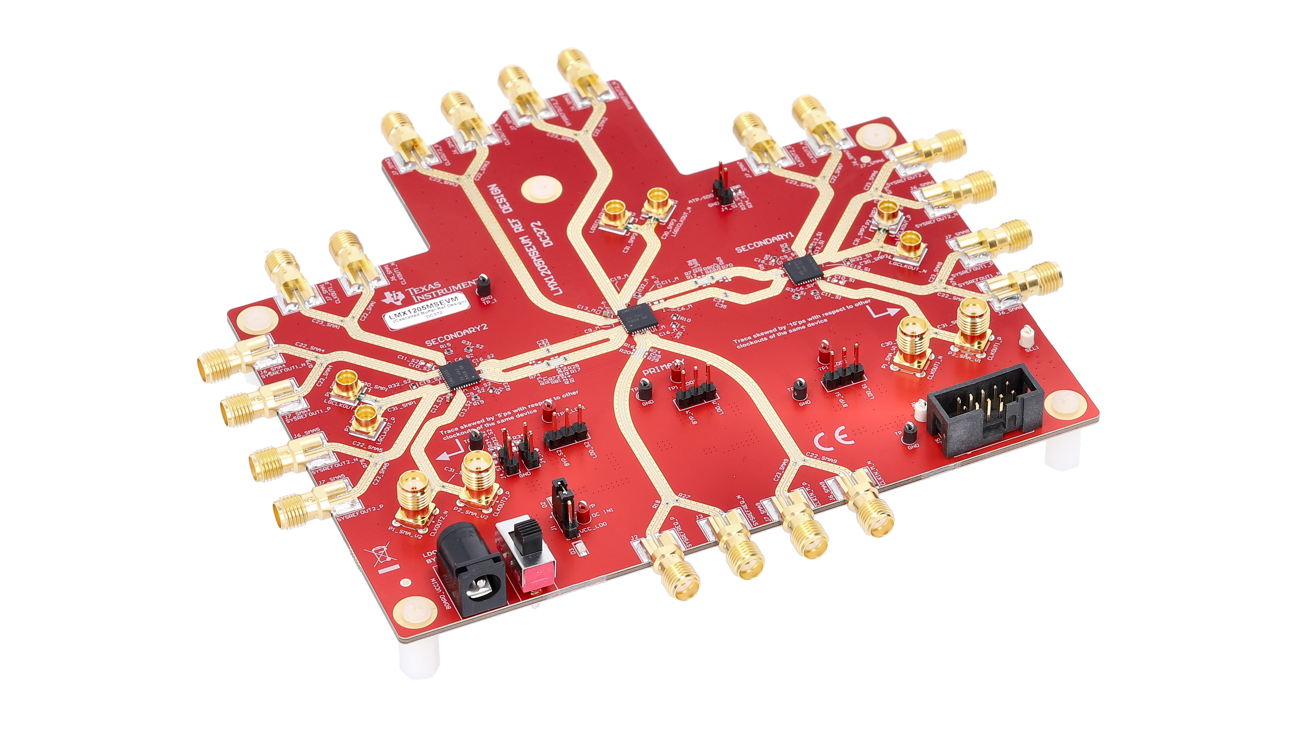 LMX1205MSEVM LMX1205MSEVM（角度視圖）