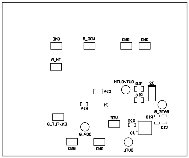 UCC57142EVM 底層絲印層