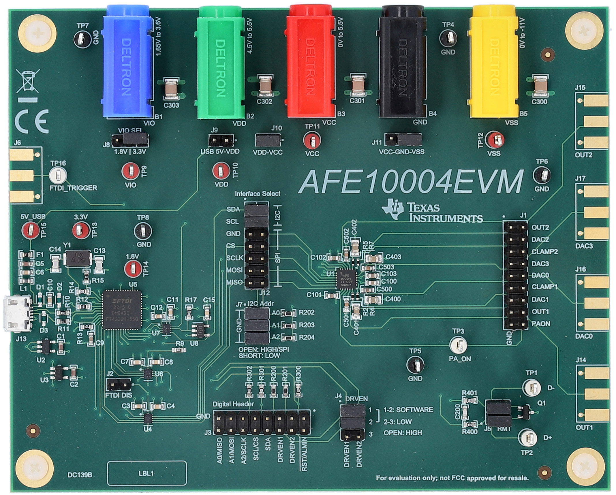AFE10004EVM AFE10004EVM 電路板