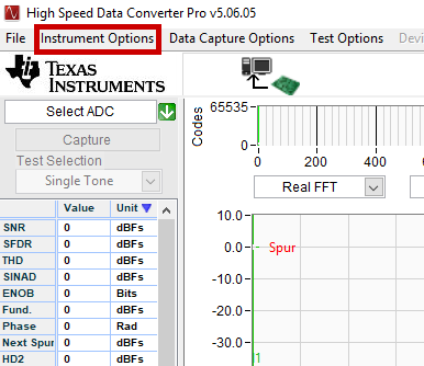 TRF-LSC-AFE7950EVM 從 HSDC PRO 連接到 TSW14J56