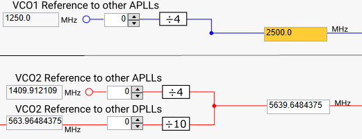 LMK5B12212EVM APLL 源框 LMK5B12212EVM APLL 源框